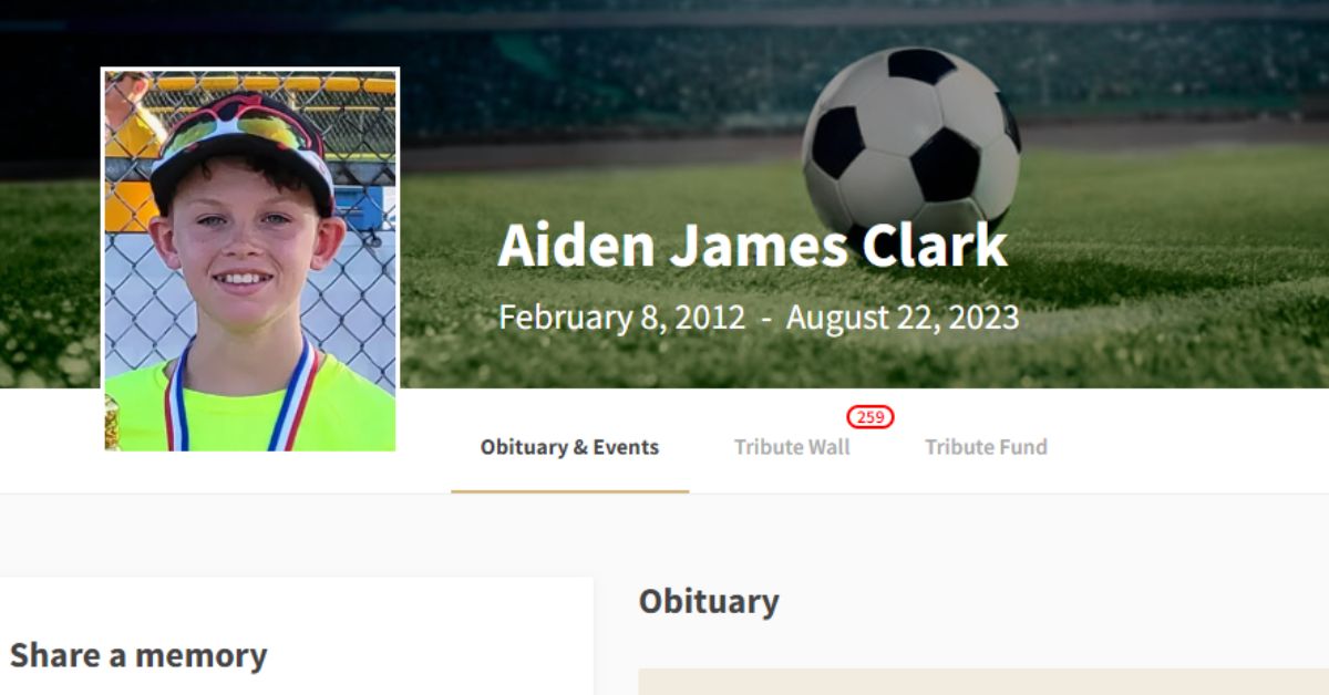 Aiden Clark Obituary 
