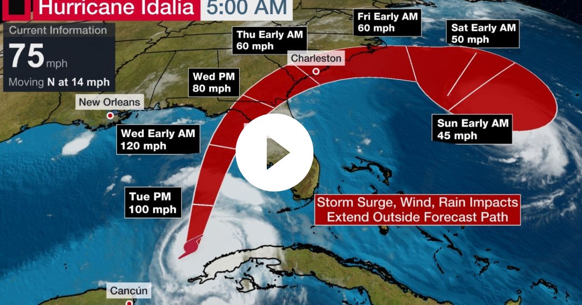 You are currently viewing Hurricane Idalia path and timeline: When and where meteorologists project the storm will hit Florida