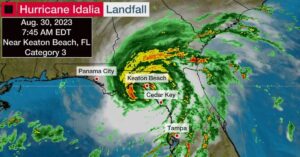 Read more about the article Hurricane Idalia live updates:  Tropical storm hits Florida and Georgia