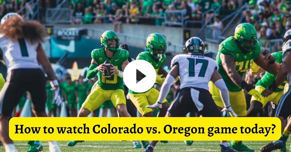 Read more about the article How to watch Colorado vs. Oregon game today? Time, channel, TV schedule, and live stream